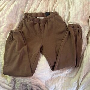 Brown Kids Jogger Sweats